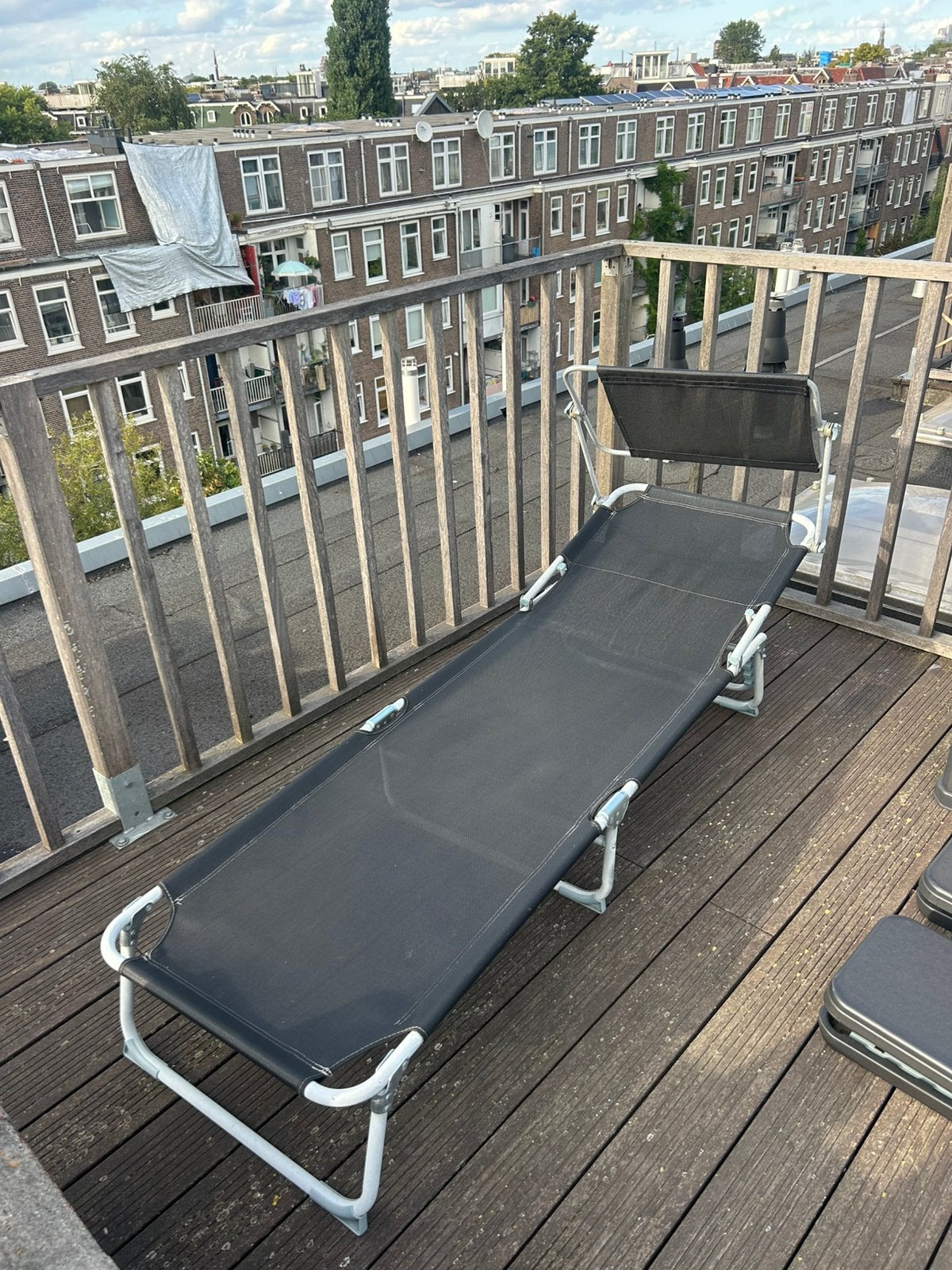 Foldable sun lounger / tuin ligbed, Ophalen, Gebruikt