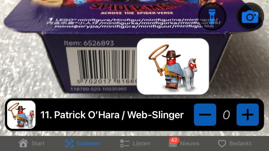 LEGO® Minifiguren 71050 Patrick O'Hara / Web-Slinger *Nieuw*, Kinderen en Baby's, Speelgoed | Duplo en Lego, Lego, Nieuw, Ophalen of Verzenden
