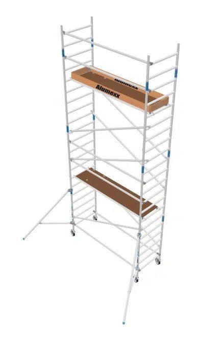 ALX Rolsteiger 90 x 8.2m WH, Doe-het-zelf en Verbouw, Steigers, Ophalen, Zo goed als nieuw, Rolsteiger of Kamersteiger, 5 meter of hoger
