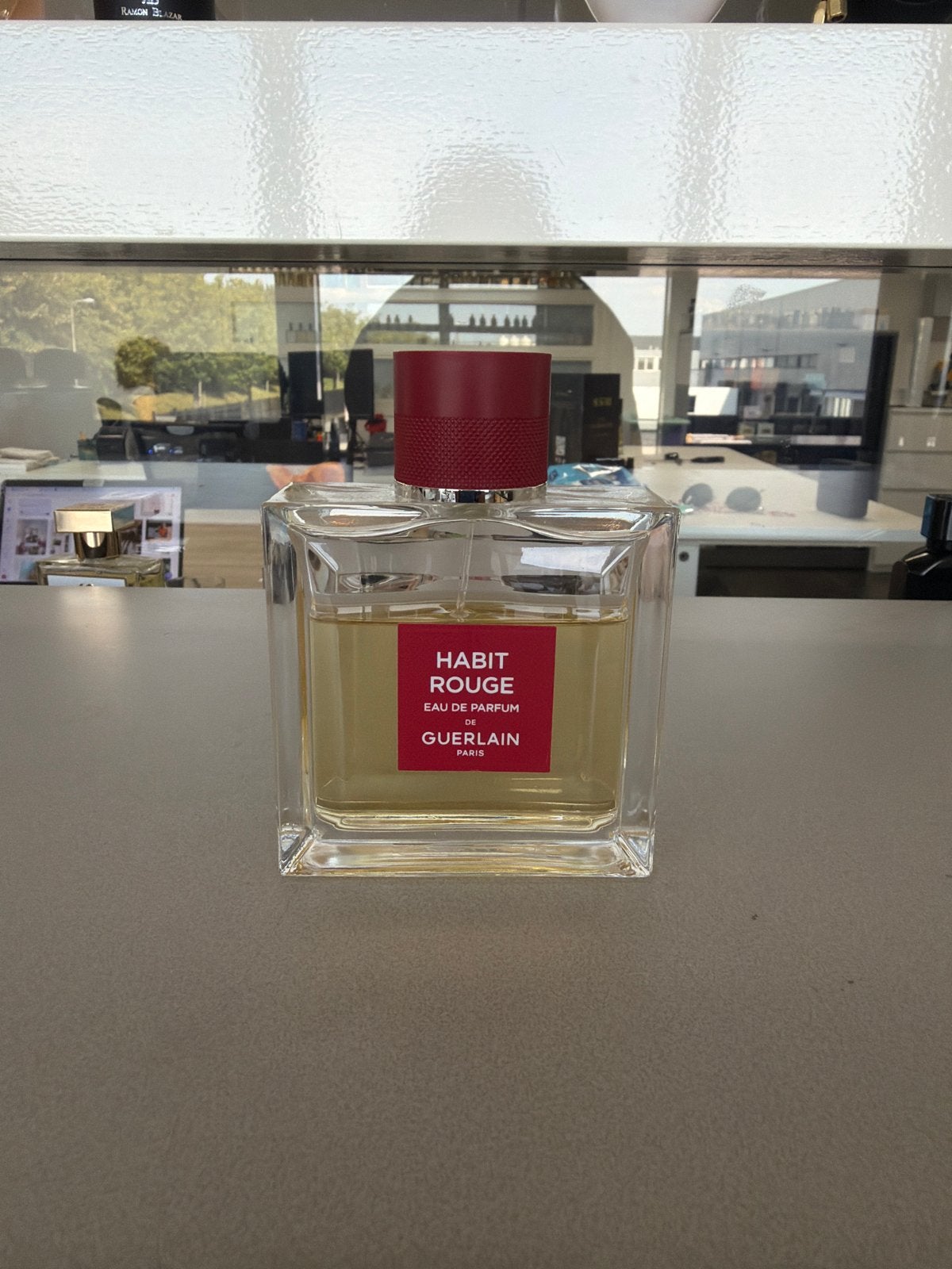 Guerlain Habit Rouge Eau de Parfum 75/80ml van 100ml, Verzenden, Gebruikt