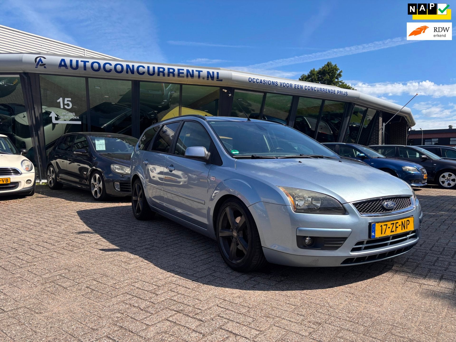 Ford Focus Wagon 1.8-16V Ambiente Flexifuel, Airco, Cruise c, Auto's, Ford, Bedrijf, Te koop, Focus, ABS, Airbags, Airconditioning