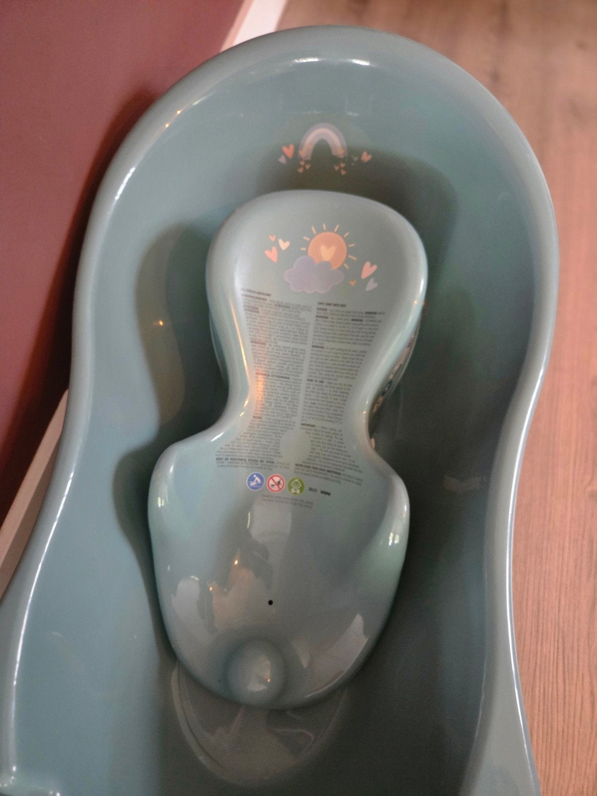babybad + verkleiner, Kinderen en Baby's, Ophalen, Zo goed als nieuw, Badje