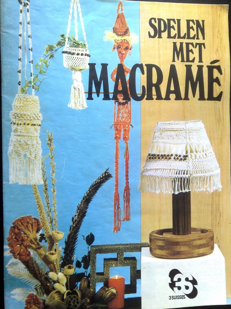 Spelen met macramé Uitgave 3 Suisses, Verzenden, Breien of Haken, Patroon of Boek