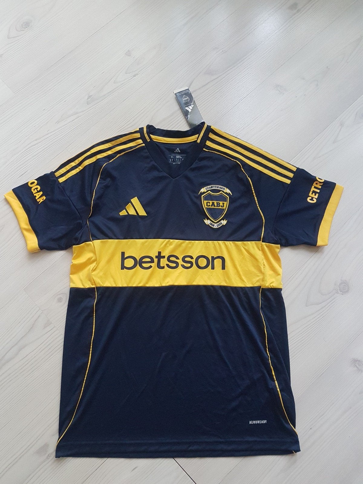 Boca Juniors heren homeshirt in size large, Maat XL, Ophalen of Verzenden, Nieuw, Shirt