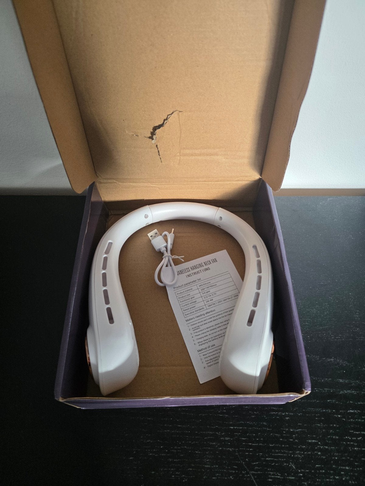 Nieuwe Draagbare Nekventilator - 5 Standen, Verzenden, Nieuw, Overige