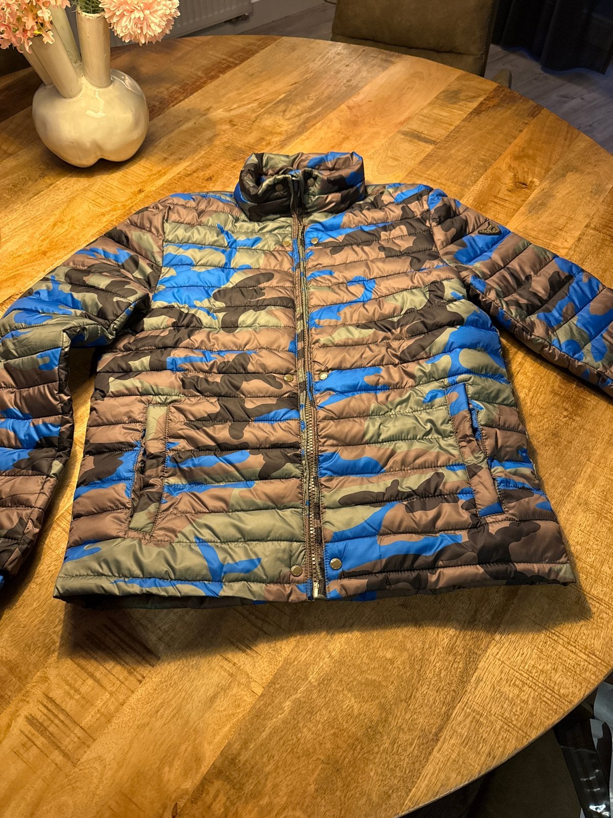 Airforce camouflage jas maat M, Ophalen of Verzenden, Zo goed als nieuw, Maat 48/50 (M), Bruin
