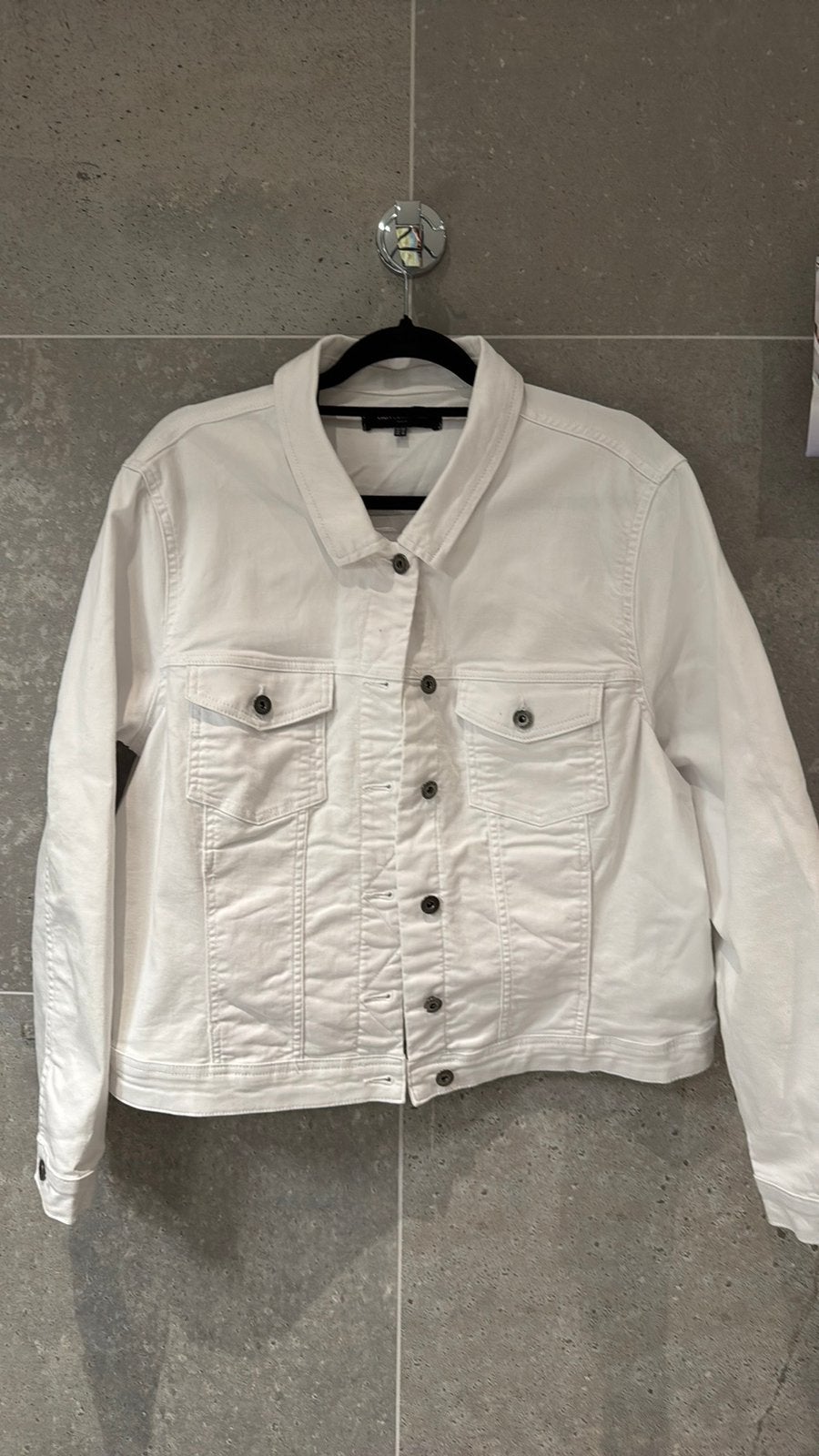 Only Carmakoma spijkerjas maat 50, Verzenden, Zo goed als nieuw, Maat 46/48 (XL) of groter, Wit