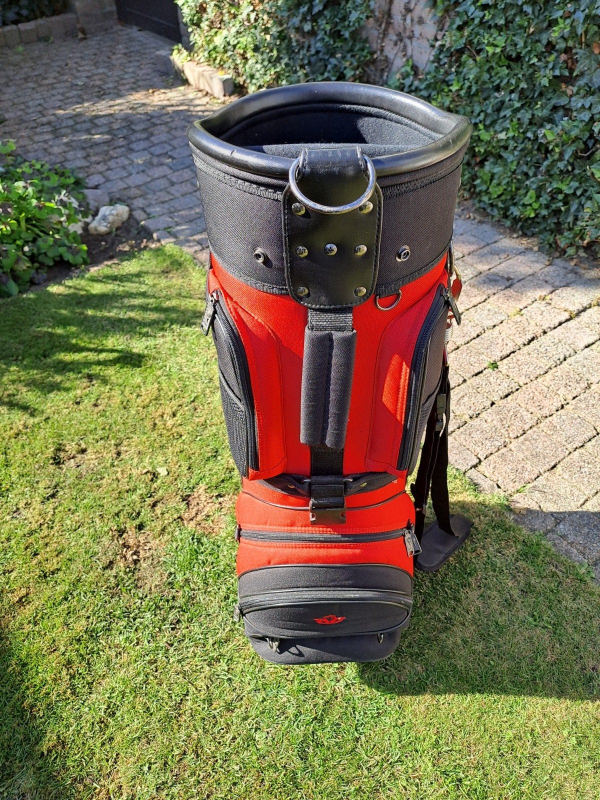 Golftas rood/zwart., Ophalen of Verzenden, Zo goed als nieuw, Tas, Overige merken