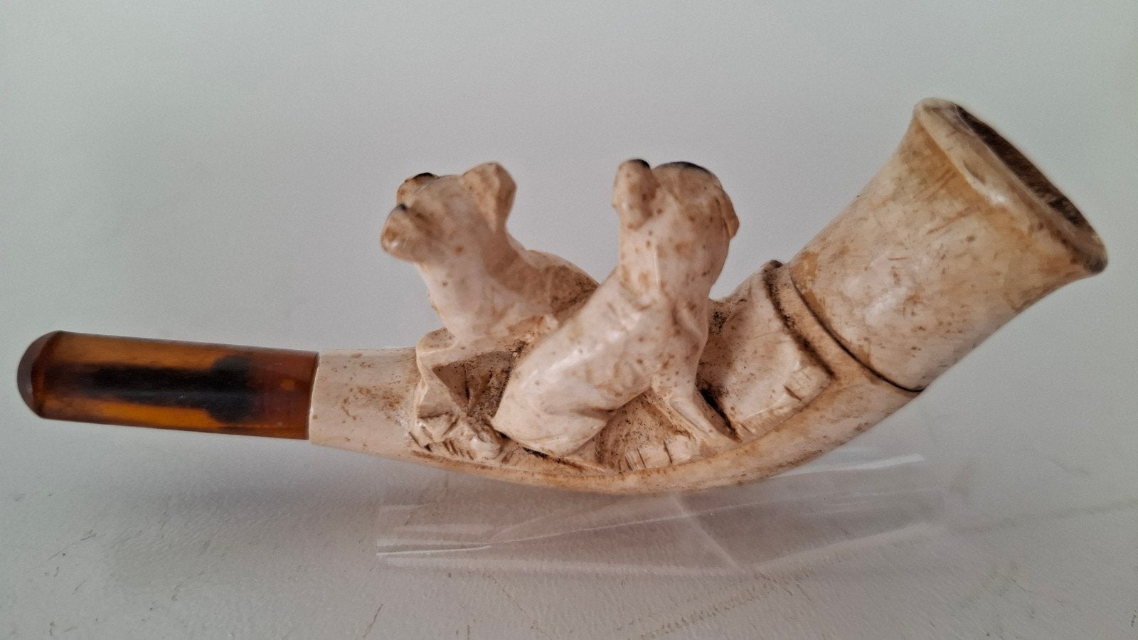 Oud meerschuim pijpje, Verzamelen, Ophalen of Verzenden, Gebruikt, (Water)pijp