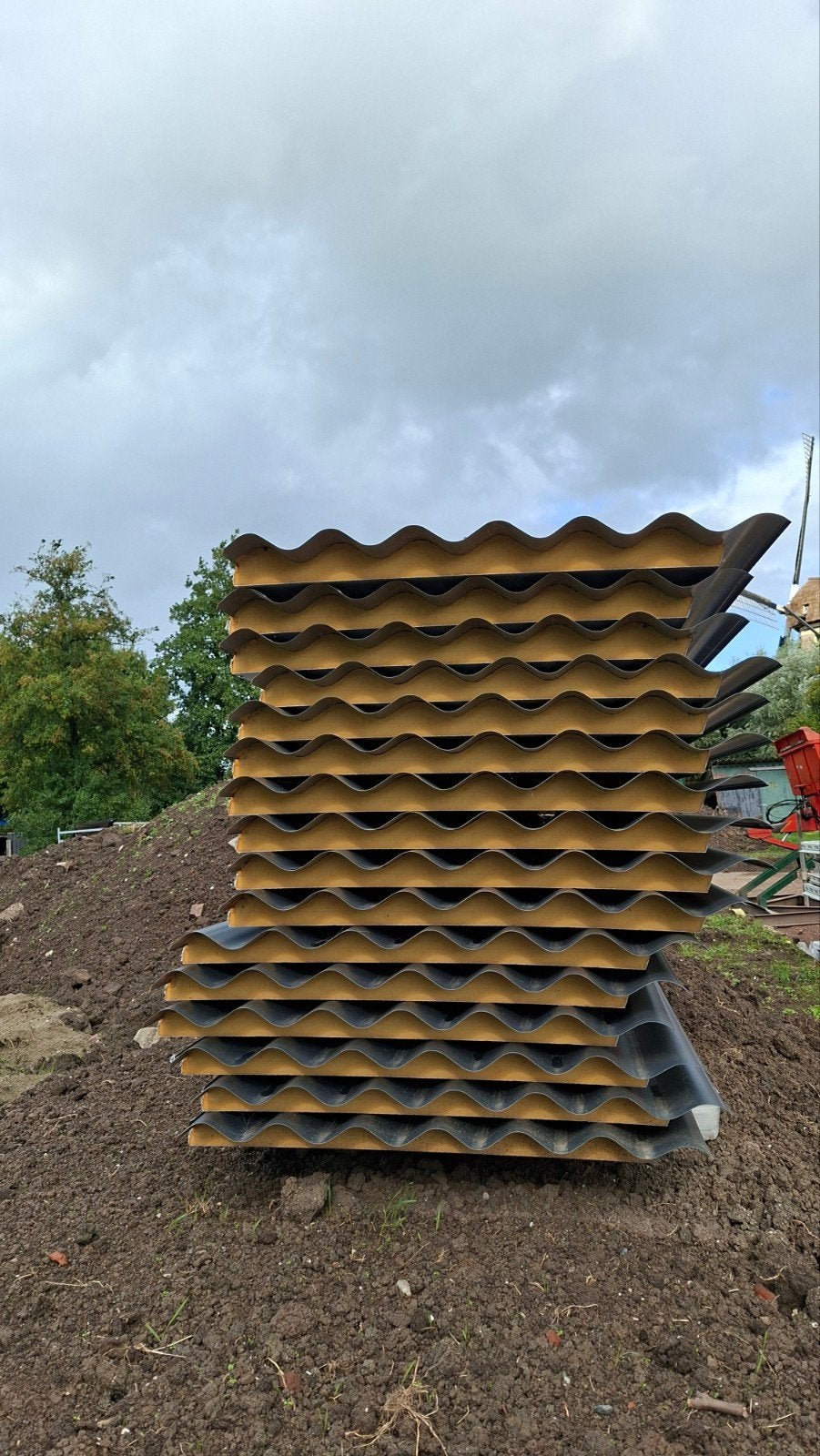Geïsoleerde Sandwichpanelen met golfprofiel, Ophalen, Nieuw, 15 m² of meer, Golfplaat