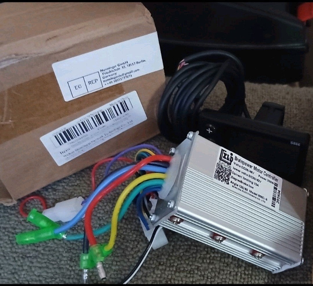 Nieuwe Brainpower Motor Controller 36V/48V 350W +lcd displa, Fietsen en Brommers, Fietsonderdelen, Ophalen, Nieuw, Elektrische fiets