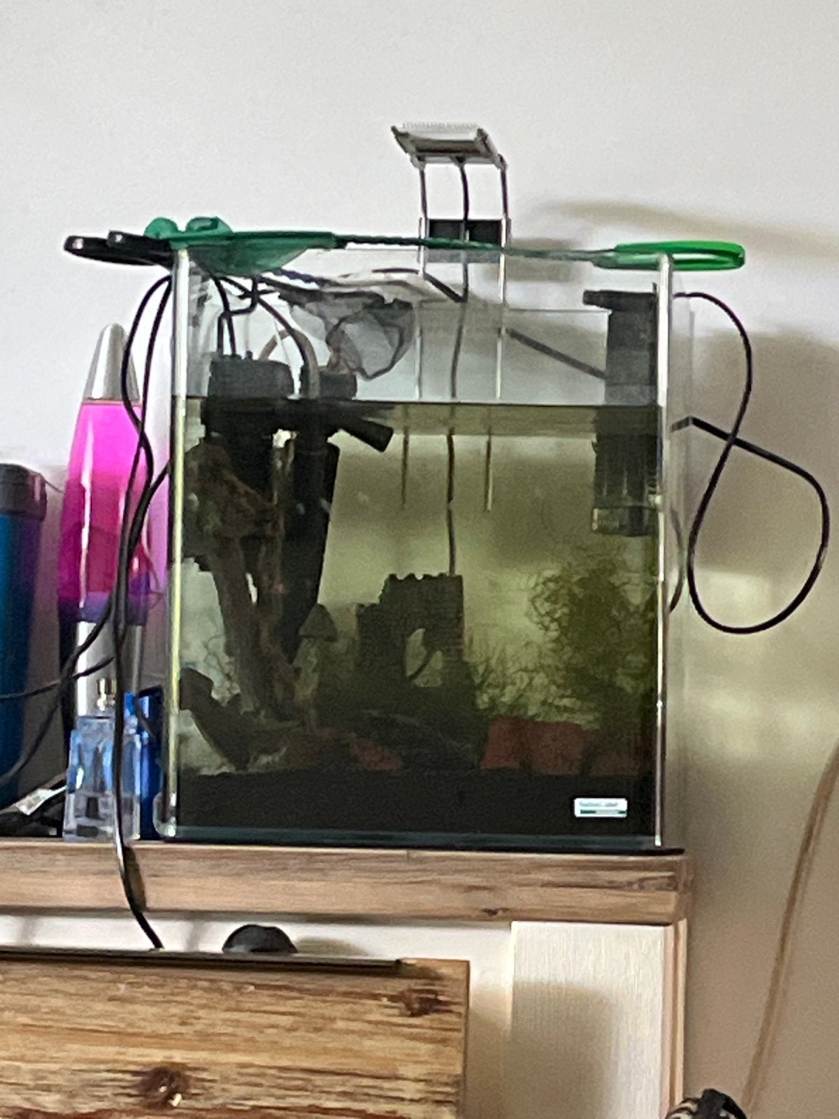 Cube nano cube 30 incl led, Dieren en Toebehoren, Vissen | Aquaria en Toebehoren, Ophalen of Verzenden, Leeg aquarium