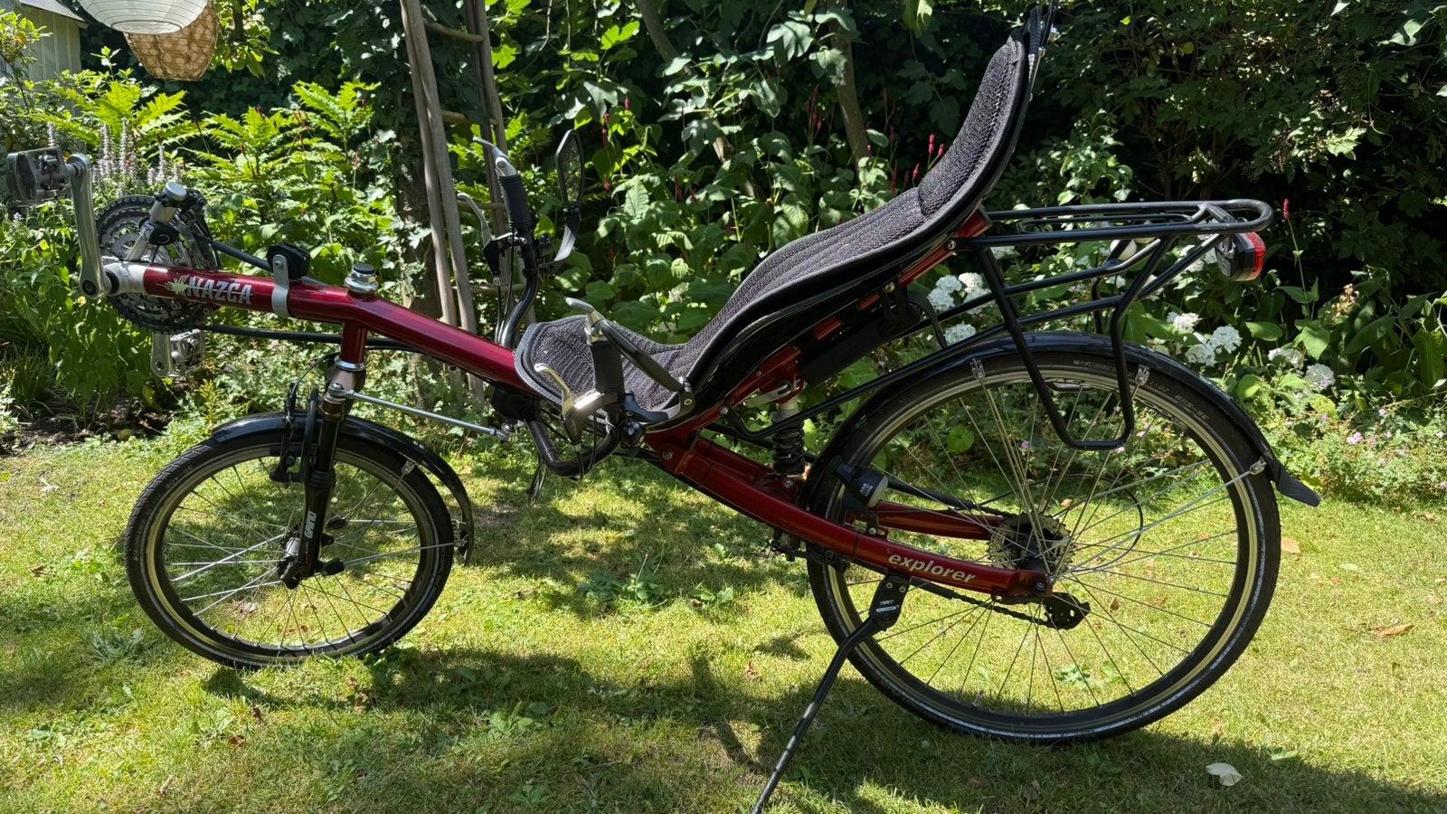 Prachtige ligfiets te koop, nazca explorer, Fietsen en Brommers, Fietsen | Ligfietsen, Gebruikt, Velgrem, Onderstuur, Cabine