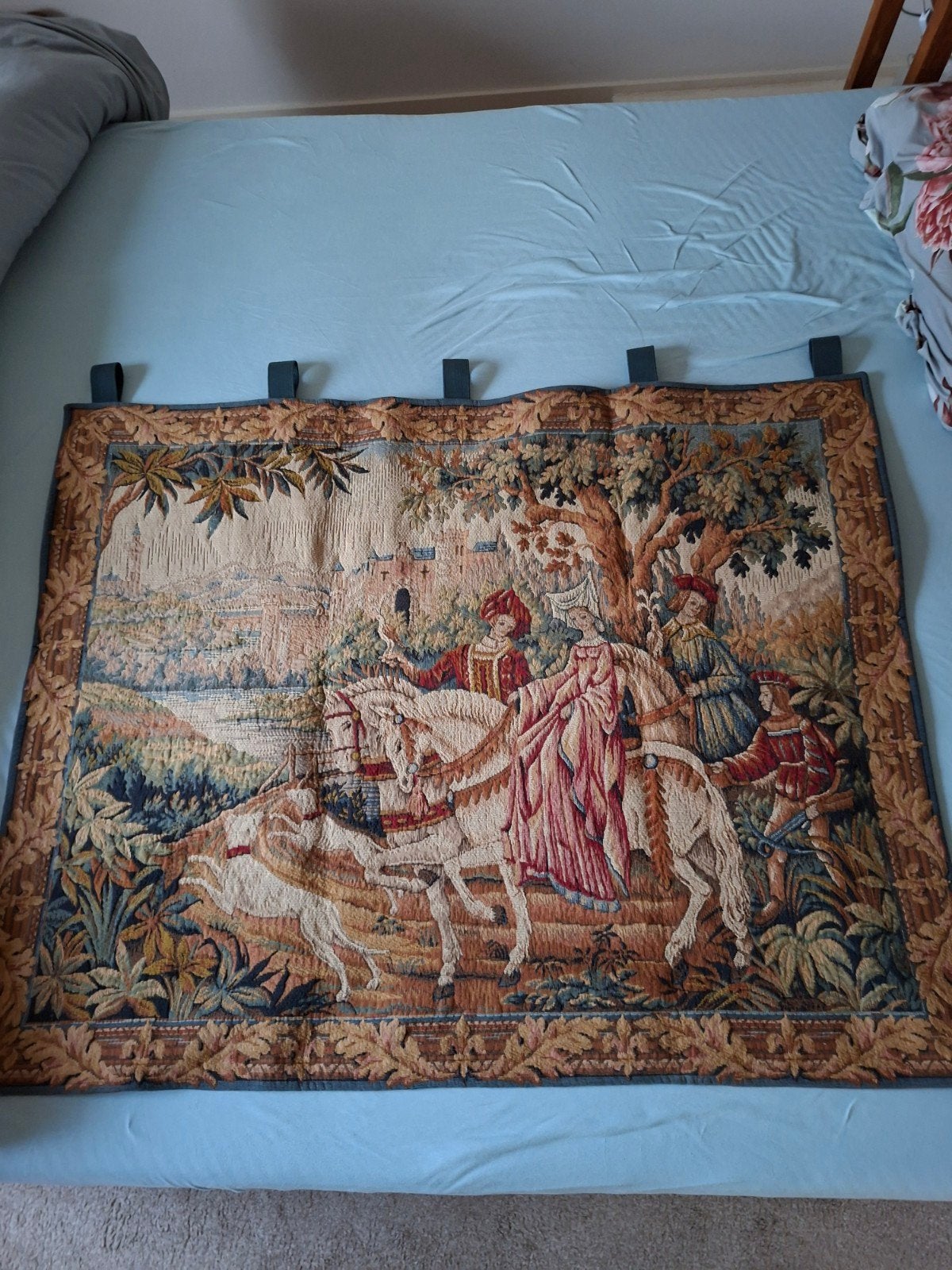 Wandkleed 'The Royal Hunt Tapestry' van Marc Waymel, Huis en Inrichting, Meerkleurig, Klassiek, Ophalen of Verzenden, Zo goed als nieuw