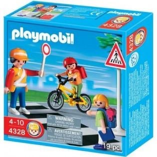 playmobil Verkeersbegeleider met Kinderen (4328), Geobra Brandstätter Stiftung & Co KG, Verzenden, Service@playmobil, Nieuw