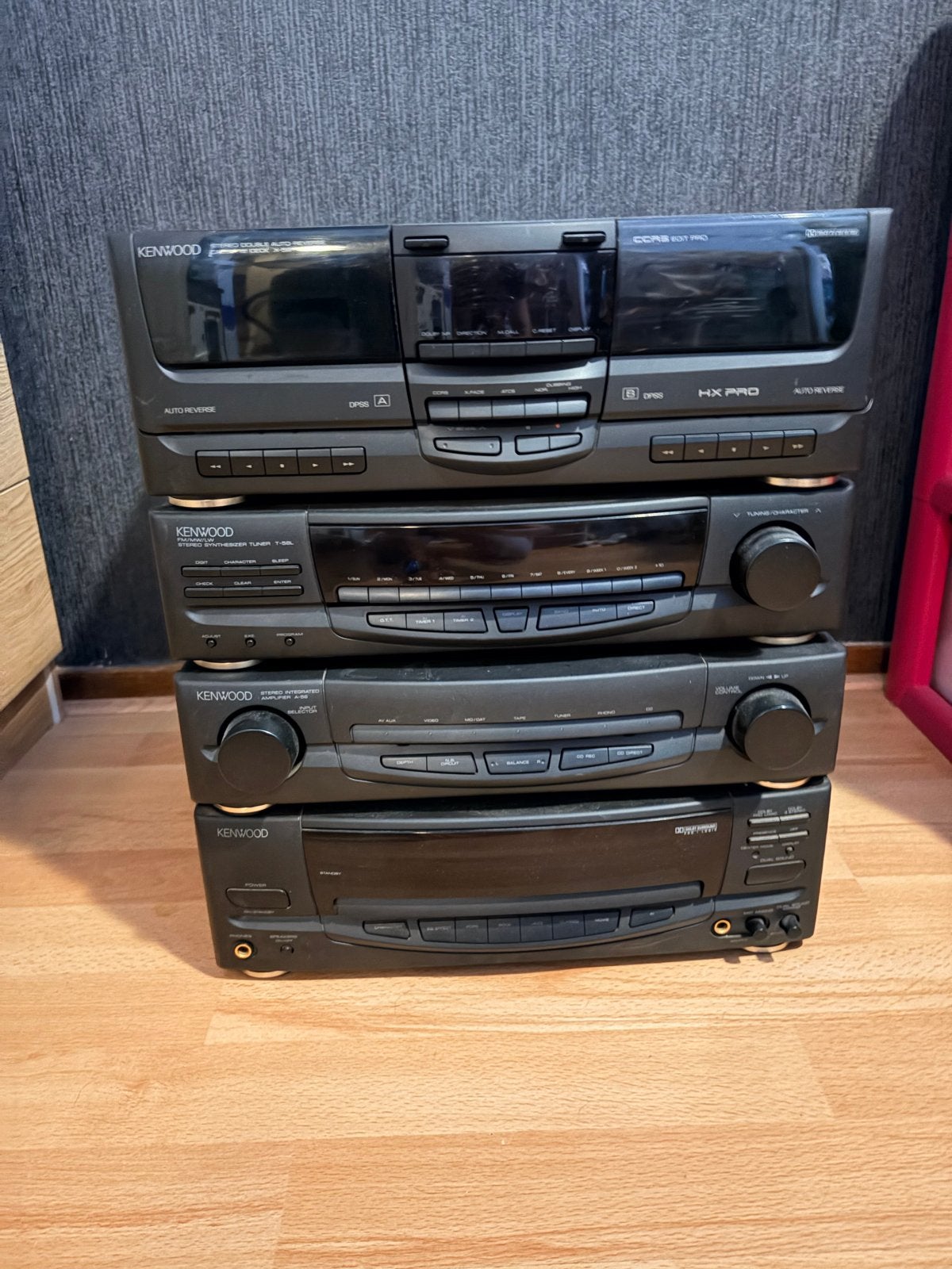 Kenwood Stereo-installatie uit de jaren '90 - Complete set, Audio, Tv en Foto, Gebruikt, Cassettedeck, Losse componenten, Ophalen