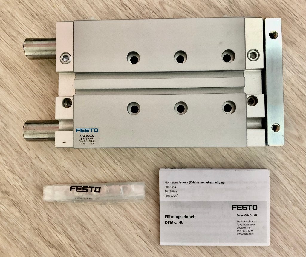 FESTO - Geleide Cilinder - DFM-32-100-B-PPV-A-GF - 532318, Ophalen of Verzenden, Nieuw