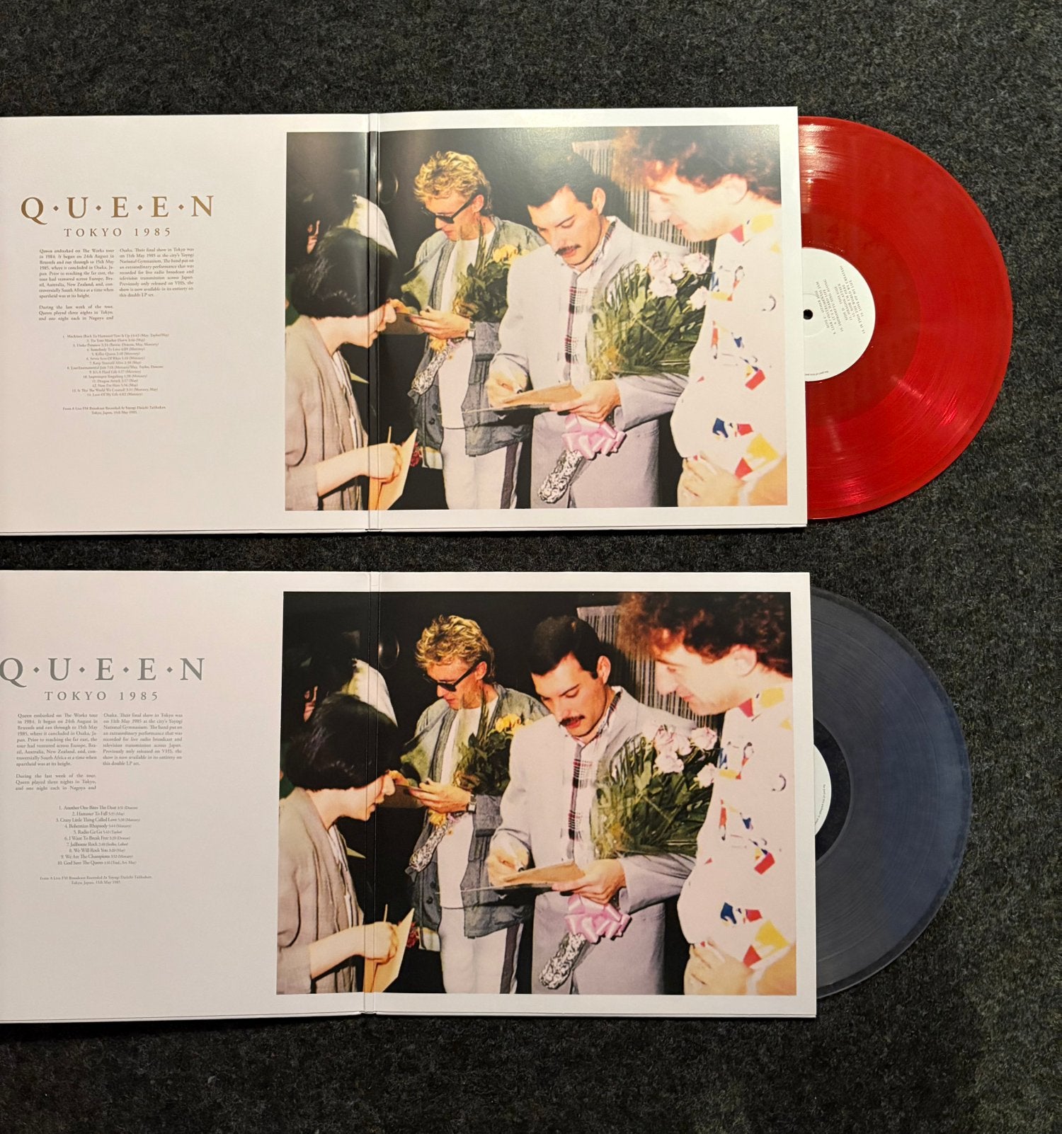 Foto 4 van Queen Tokyo 1985 volume 1 and 2 (rare/coloured vinyl)