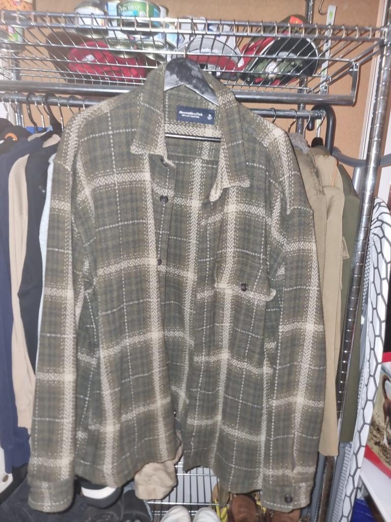 Abercrombie & Fitch Flanellen Overhemd - Soft A&F Collection, Maat 56/58 (XL), Ophalen of Verzenden, Zo goed als nieuw, Abercrombie & Fitch