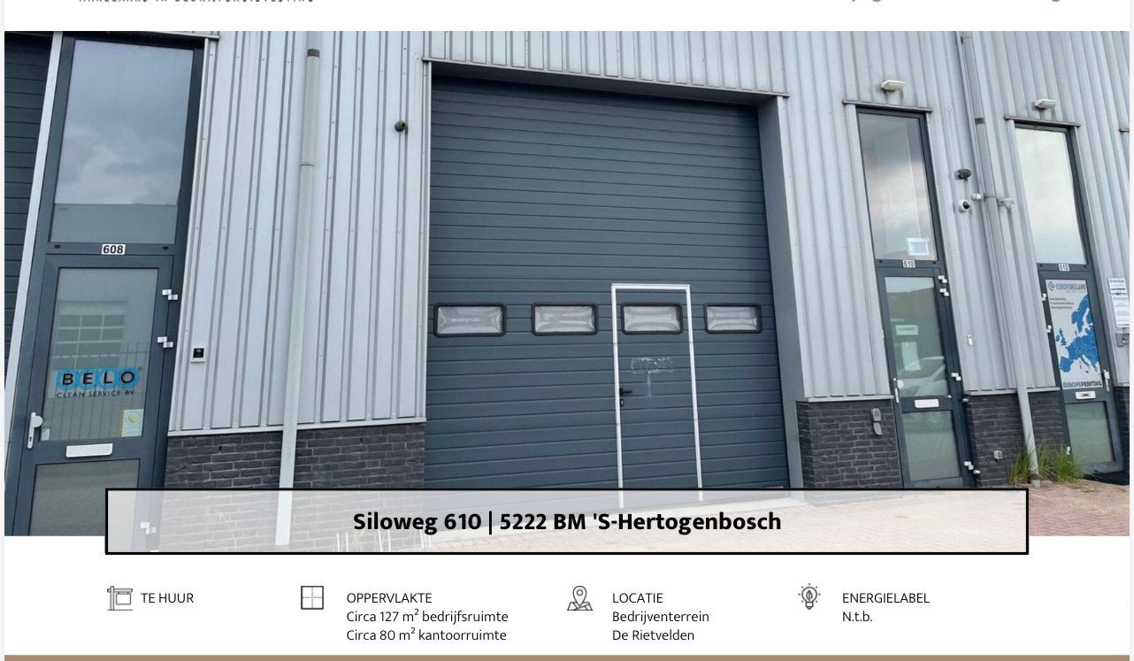 Bedrijfs kantoor ruimte te huur Denbosch, Zakelijke goederen, Bedrijfs Onroerend goed, 207 m², Belegging, Kantoorruimte
