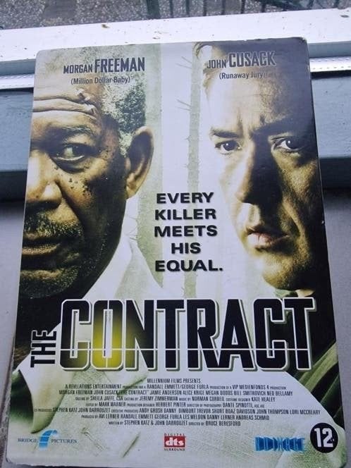The Contract Blu-ray met Morgan Freeman en John Cusack, Nederlands, Actiethriller, Ophalen of Verzenden, Zo goed als nieuw