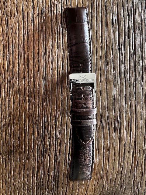 MEISTERSINGER HORLOGEBANDJE, Ophalen of Verzenden, Gebruikt