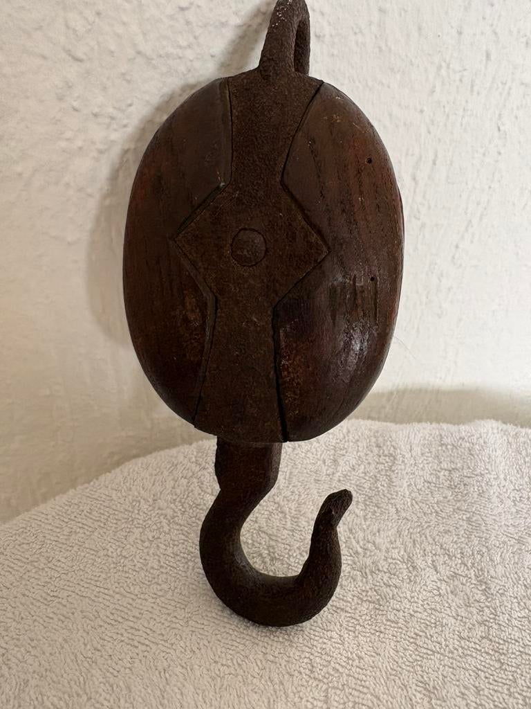 Mooie antieke scheepskatrol, Ophalen of Verzenden