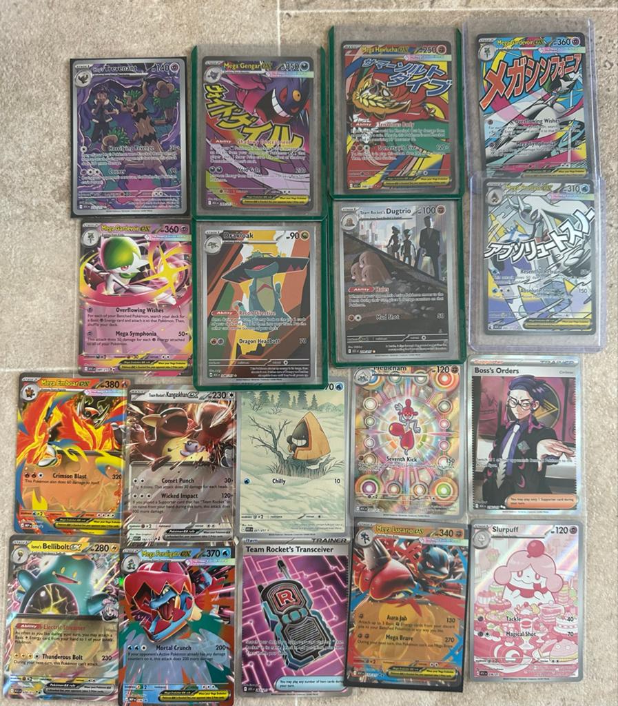 Pokemon kaarten hitjes van Ascended Heroes, Pokemon, Ophalen of Verzenden, Zo goed als nieuw, Pokemon