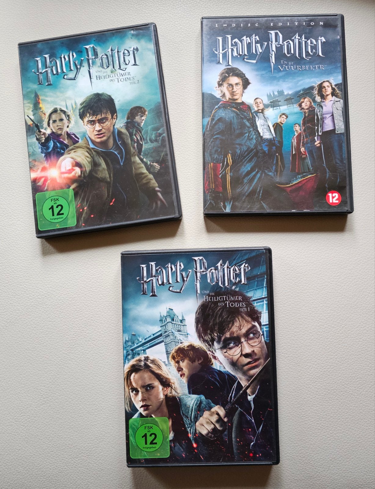 Harry potter Dvd set, Cd's en Dvd's, Vanaf 12 jaar, Ophalen of Verzenden, Zo goed als nieuw
