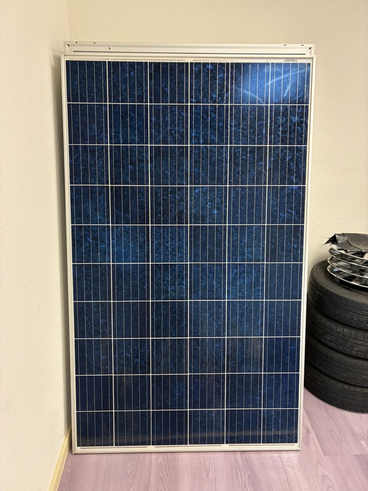 4 Zonnepanelen 285 wp, Ophalen, Zo goed als nieuw, Paneel, 200 wattpiek of meer