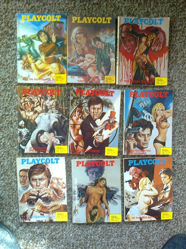div.playcolt strips v, Eén stripboek, Ophalen of Verzenden, Gelezen