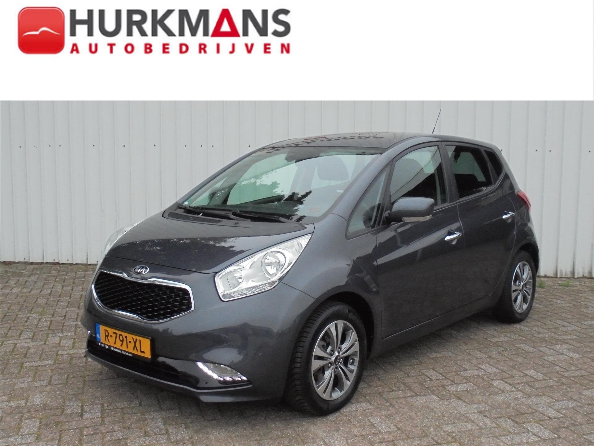 Kia Venga 1.6i AUTOMAAT HOGE INSTAP NAVIGATIE TREKHAAK, Auto's, Stof, Gebruikt, 4 cilinders, Bedrijf