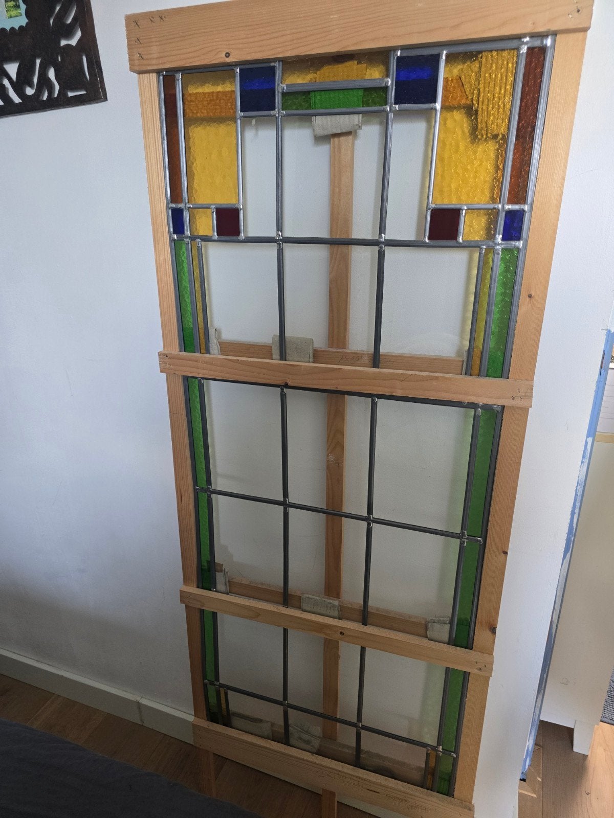 Glas in lood, Ophalen, Gebruikt, Minder dan 80 cm, Minder dan 80 cm