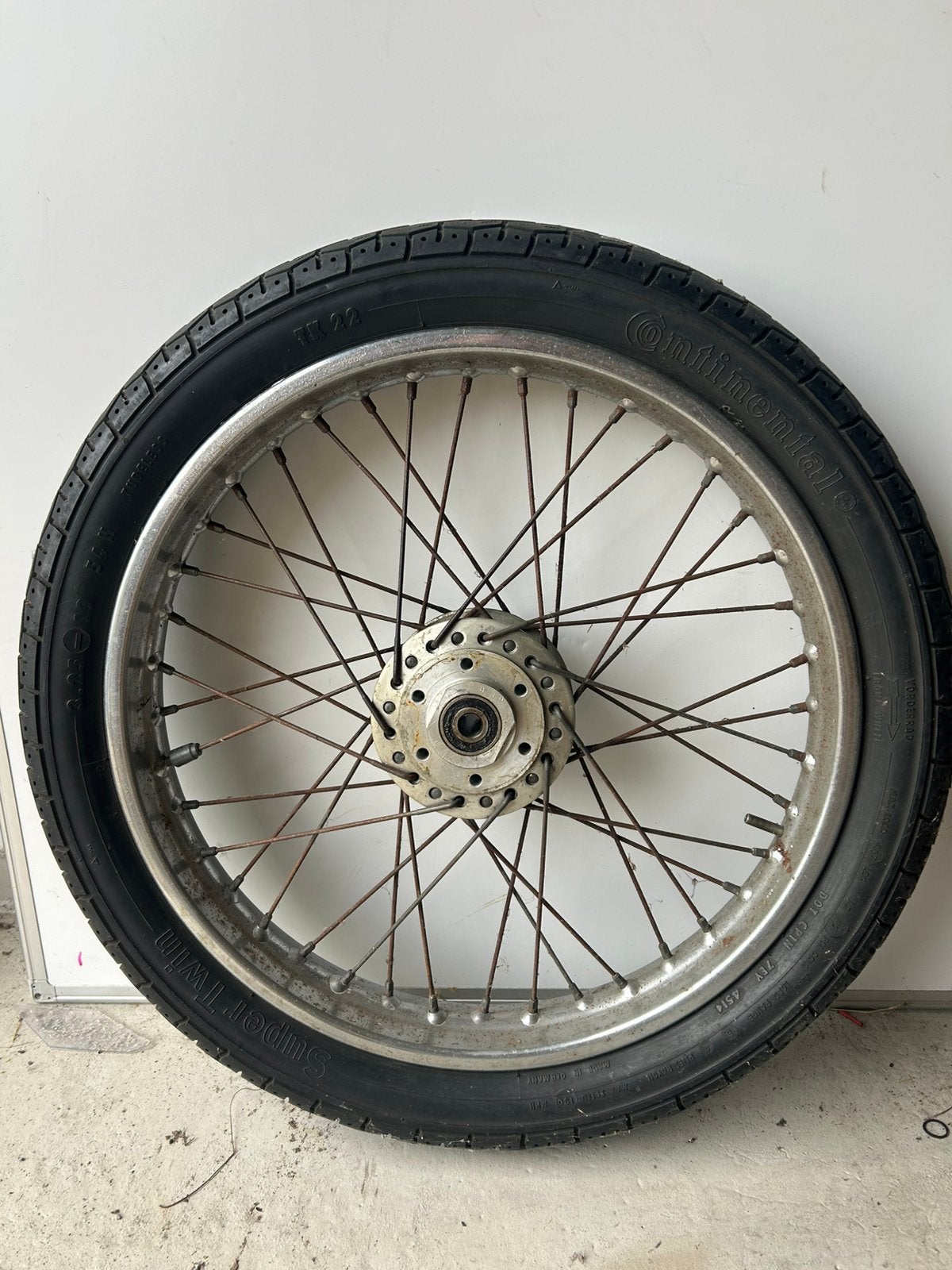 Voorwiel Honda CB500T 1974, Ophalen of Verzenden, Gebruikt