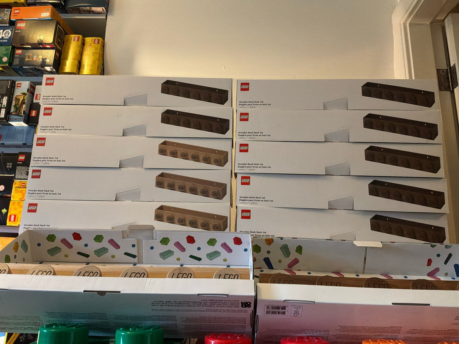 Lego Houten Boekenplank - Copenhagen Editie - Nieuw, Ophalen of Verzenden, Nieuw