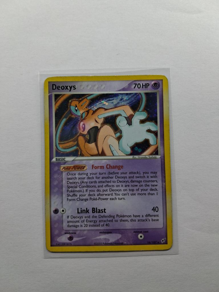 Deoxys pokémon deoxys, Ophalen of Verzenden, Zo goed als nieuw