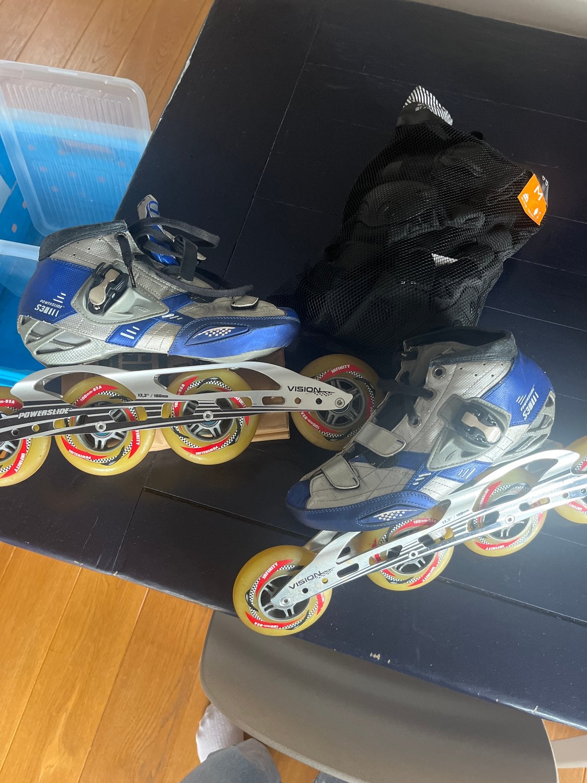 skeelers maat 40/41, Sport en Fitness, Ophalen, Gebruikt, Inline skates 4 wielen, Powerslide