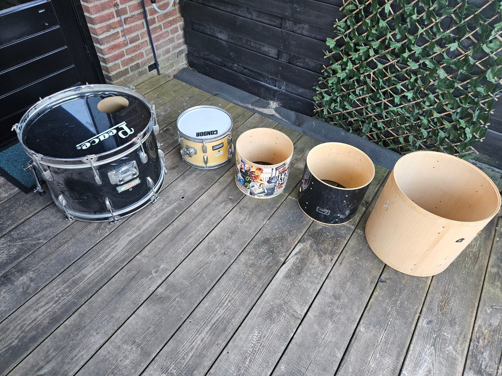 Drumstel onderdelen als project opknappen, Ophalen, Gebruikt, Overige merken
