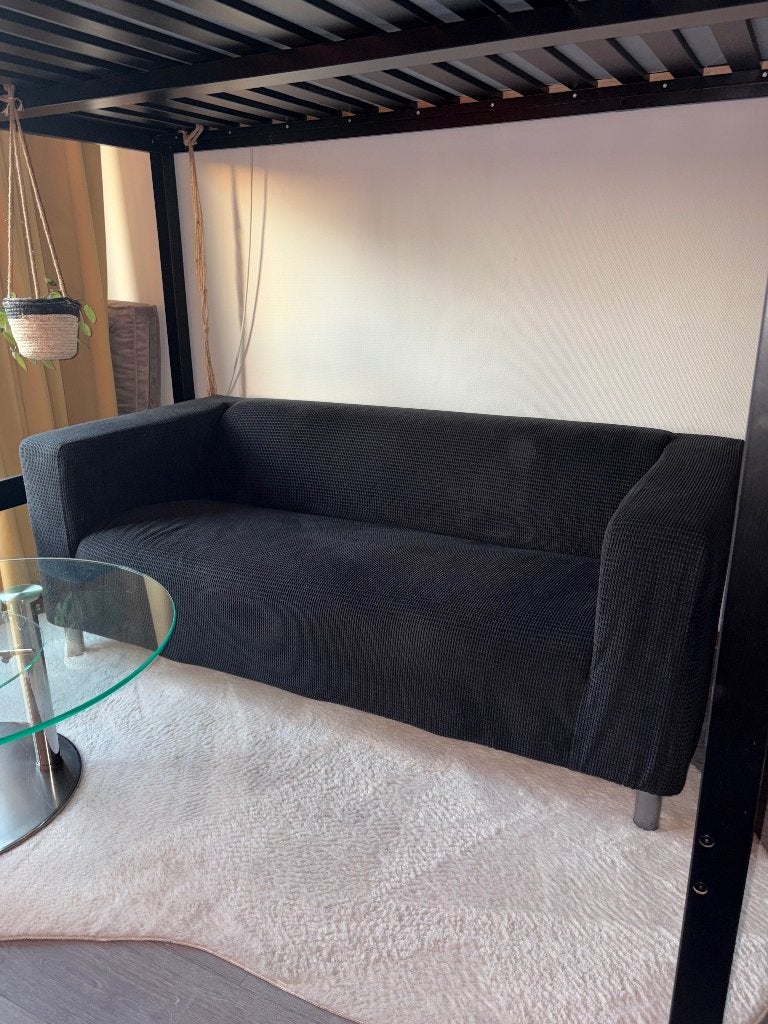 Bank KLIPPAN IKEA, Ophalen, Mid century modern, 150 tot 200 cm, Tweepersoons