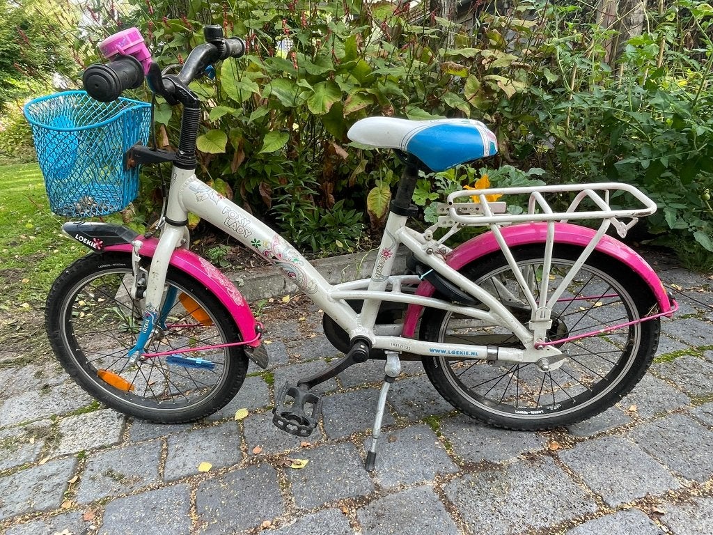 Kinderfiets meisjesfiets gebruikt, Fietsen en Brommers, Fietsen | Kinderfietsjes, Ophalen, Gebruikt, Terugtraprem, Minder dan 16 inch