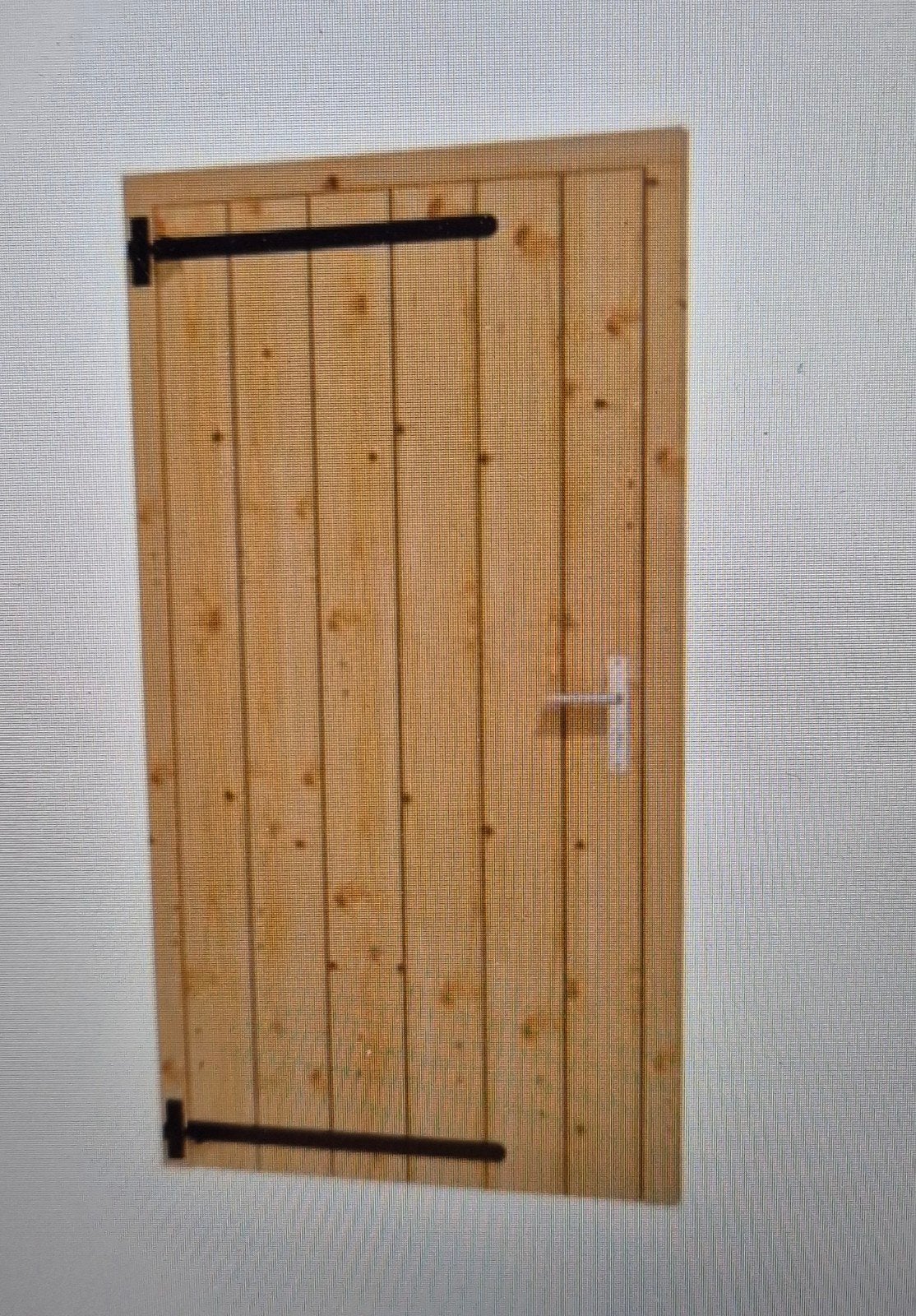 Douglas deur 930x1950 opgeklapt en onbehandeld incl. kozijn, Deurkozijn, Nieuw, 150 tot 225 cm, Hout