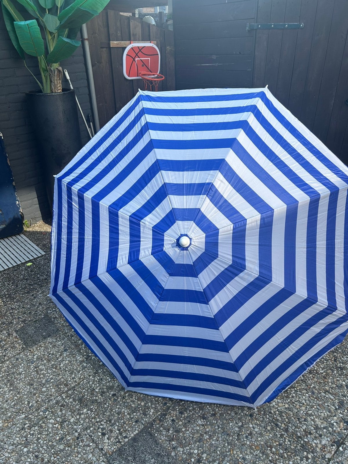 Parasols, Ophalen of Verzenden, Zo goed als nieuw, Minder dan 1 meter, Parasolvoet