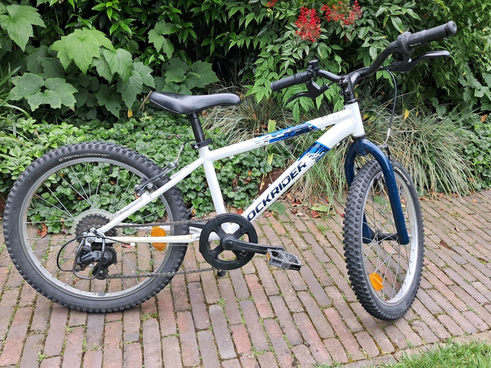 Mountainbike 20 inch - Rockrider, Gebruikt, Velgrem, Geen vering, Ophalen