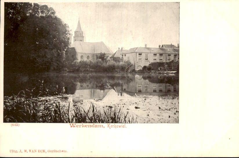 Werkendam - Kerkewiel, Ophalen of Verzenden, Voor 1920, Gelopen, Noord-Brabant