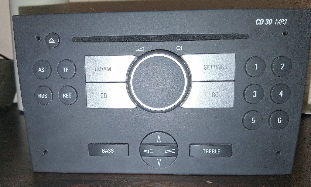 autoradio voor een opel, Ophalen, Gebruikt