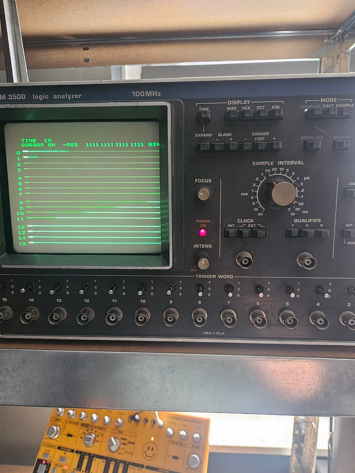 oscilloscoop pm3500, Ophalen, Gebruikt