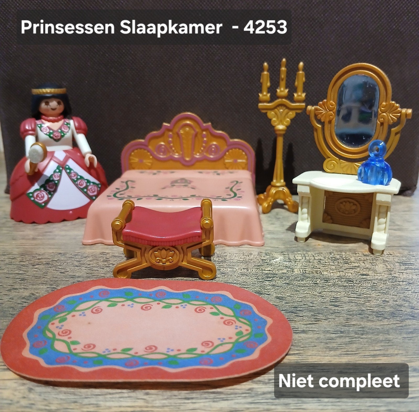 Playmobil Prinsessen Thema : Slaapkamer & Onderdelen Paleis, Ophalen of Verzenden, Gebruikt, Losse onderdelen