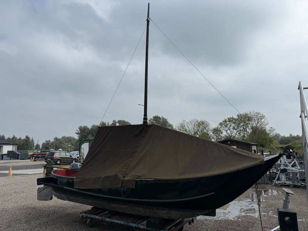 Zalmschouw 6.20m met Yamaha 9.9pk (2018) en verlenghuik, Overige merken, Gebruikt, Afdekzeil, Overige materialen