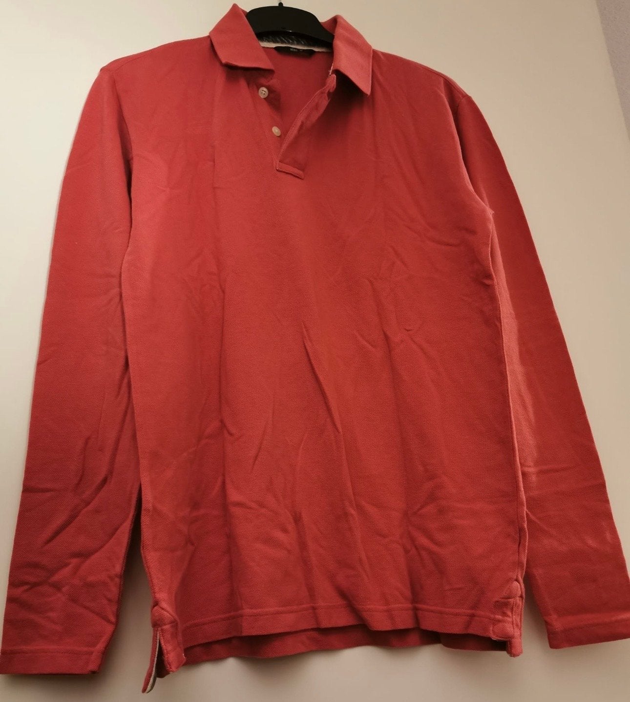 Hema polo lange mouwen oranje maat M 100% katoen nieuw, Ophalen of Verzenden, Nieuw, Maat 48/50 (M), Oranje