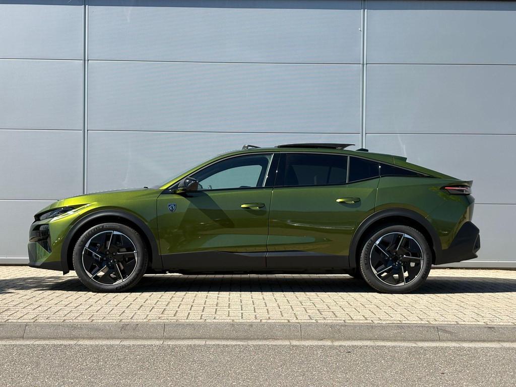 Peugeot e-408 GT Exclusive 58 kWh | Nieuw model | Focal audi, 12 maanden, 213 pk, 58 kWh, 1781 kg